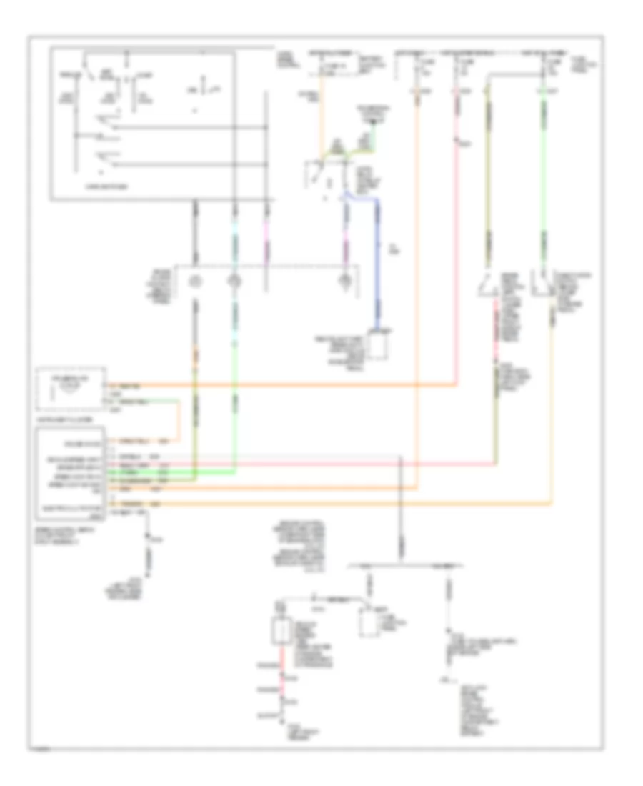 Cruise Control Wiring Diagram for Ford Taurus LX 1999