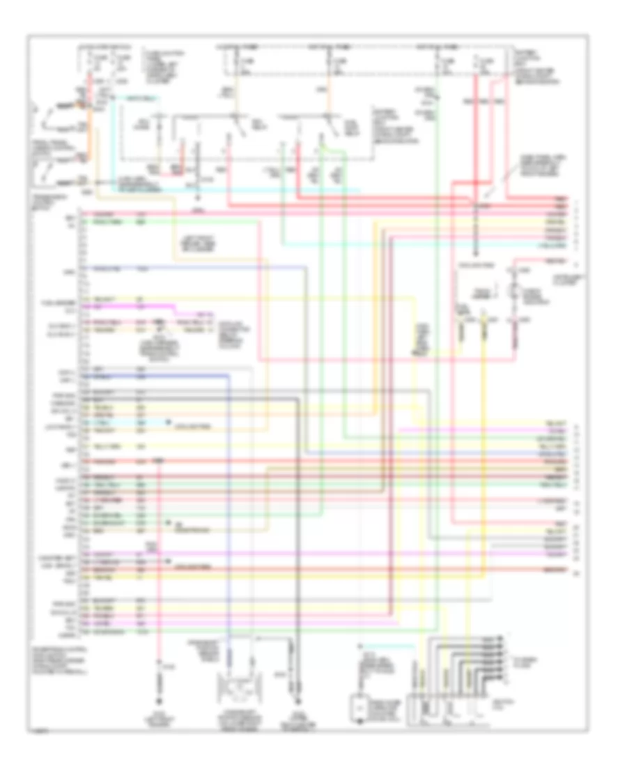 3.0L 24-Valve, Engine Performance Wiring Diagrams (1 of 3) for Ford Taurus LX 1999