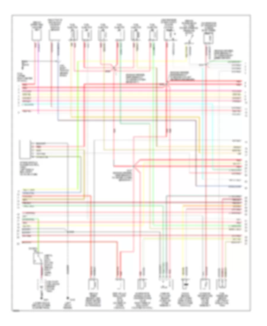 3.0L 24-Valve, Engine Performance Wiring Diagrams (2 of 3) for Ford Taurus G 1997