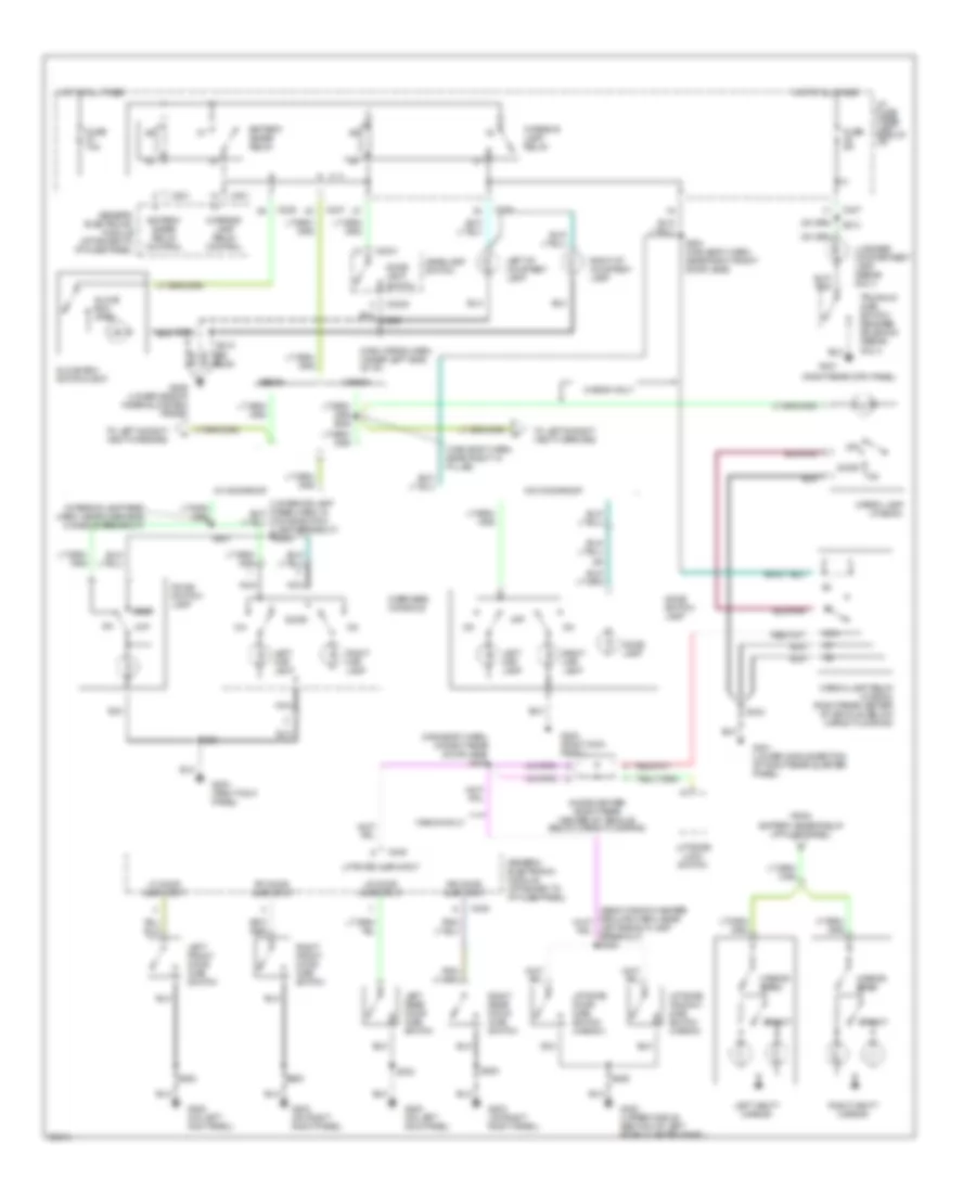 Courtesy Lamps Wiring Diagram for Ford Taurus G 1997
