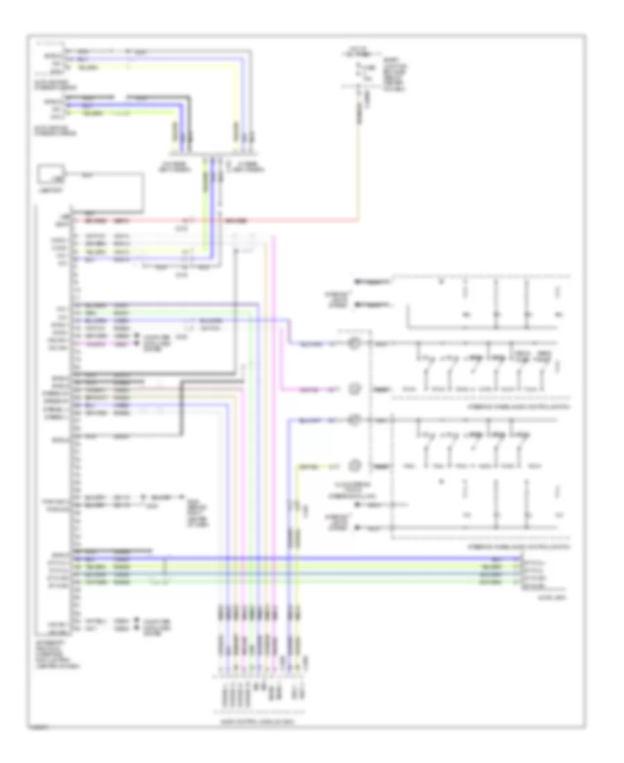 SYNC Radio Wiring Diagram, Hybrid for Ford Escape XLS 2012