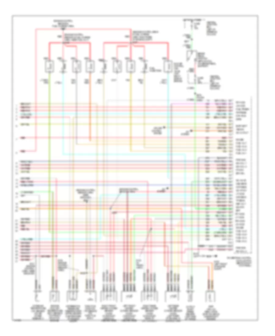 4.6L SOHC, Engine Performance Wiring Diagrams (3 of 3) for Ford Mustang GT 2001