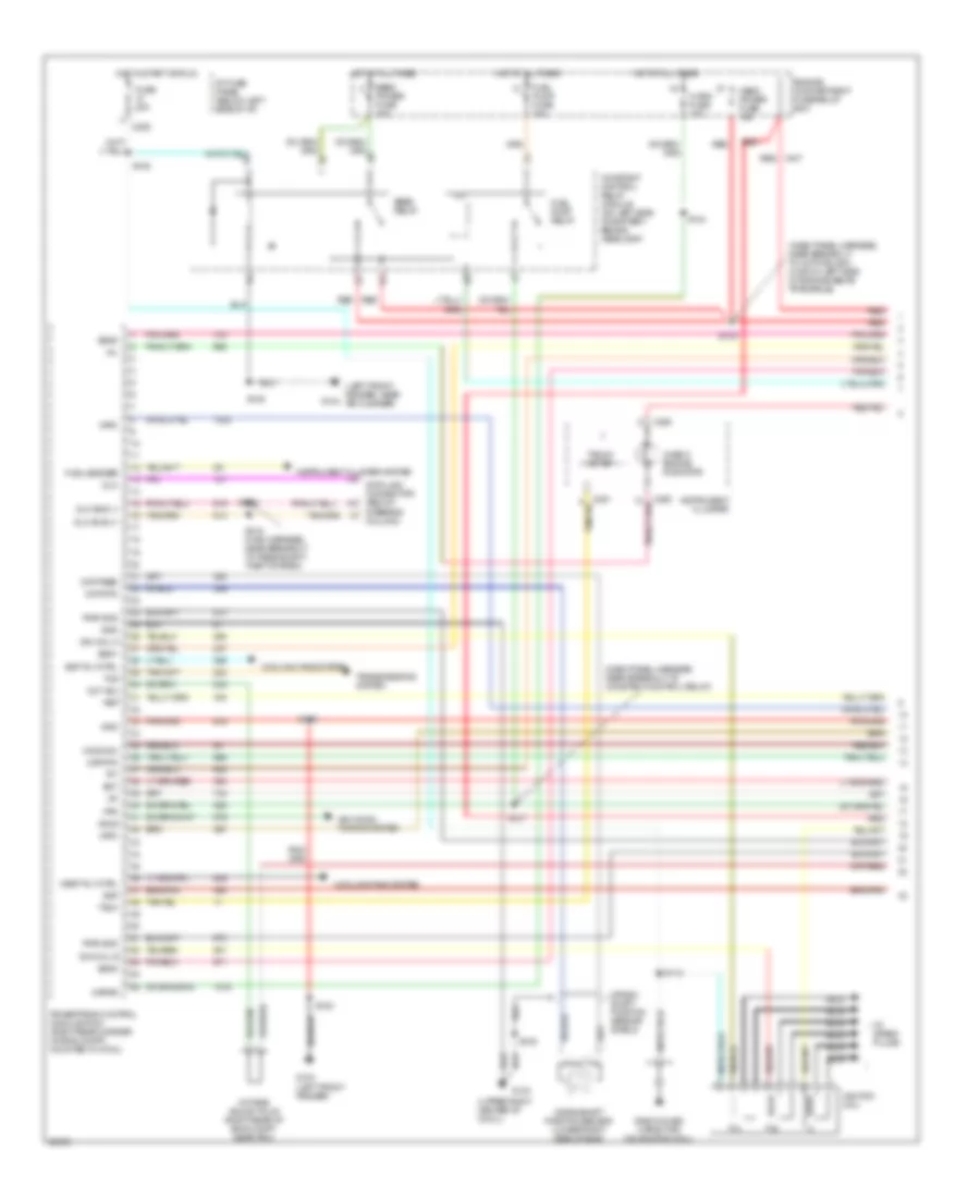 3.0L 24-Valve, Engine Performance Wiring Diagrams (1 of 3) for Ford Taurus GL 1997