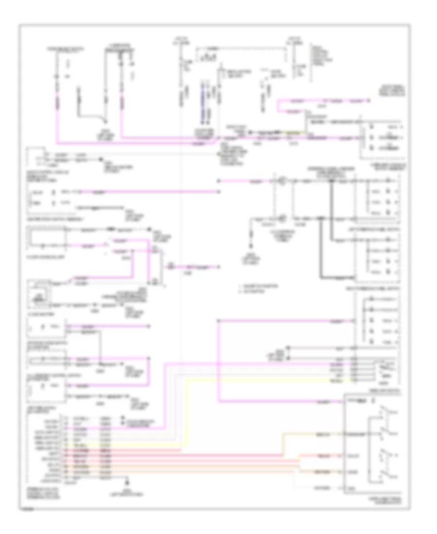 Instrument Illumination Wiring Diagram for Ford F-150 Limited 2014