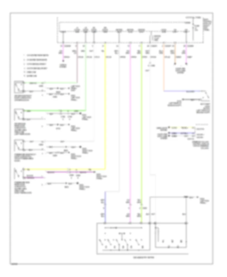 Forced Entry Wiring Diagram (2 of 2) for Ford F-250 Super Duty Platinum 2013