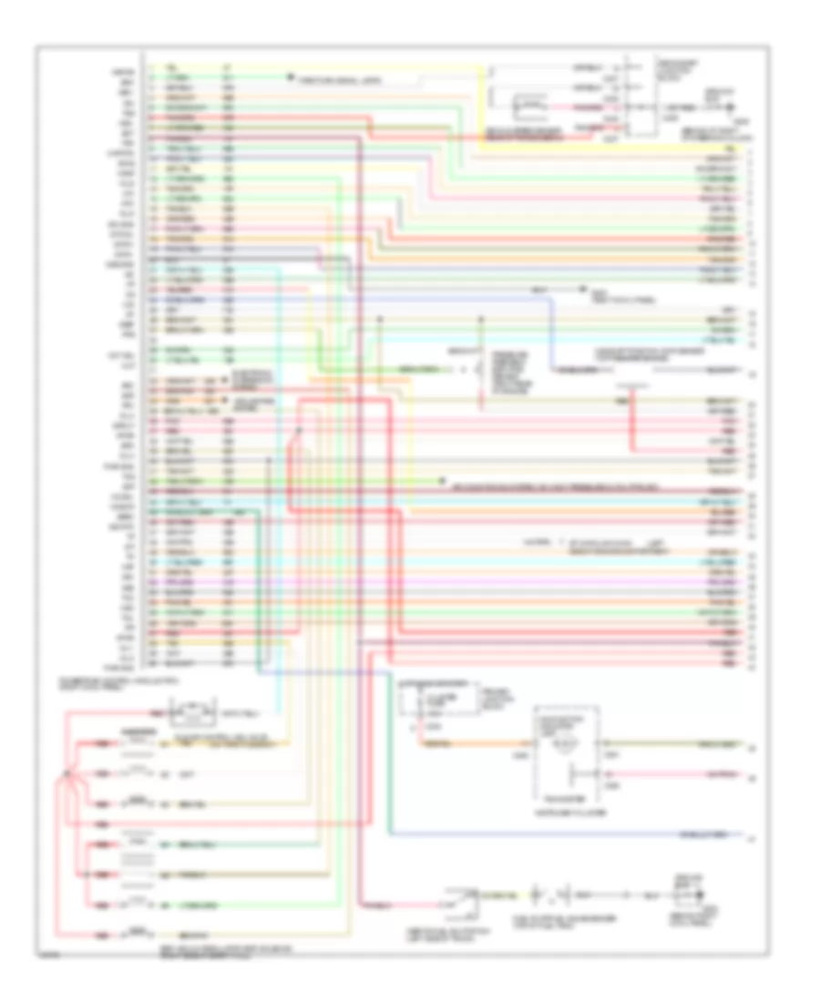 3 8L SC Engine Performance Wiring Diagrams 1 of 5 for Ford Thunderbird LX 1995