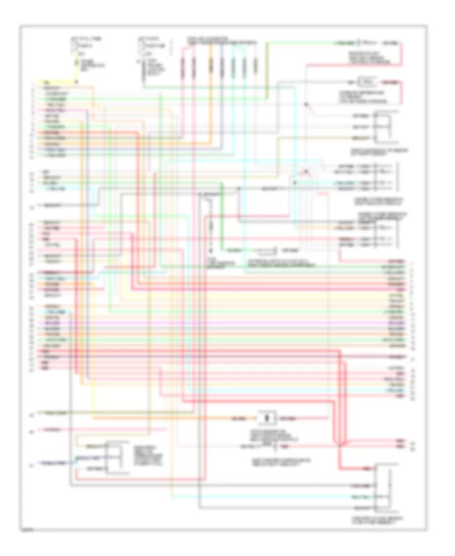 3 8L SC Engine Performance Wiring Diagrams 2 of 5 for Ford Thunderbird LX 1995