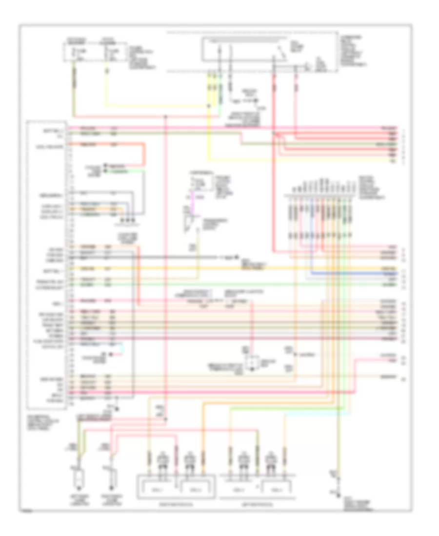 4.6L, Engine Performance Wiring Diagrams (1 of 4) for Ford Thunderbird LX 1995