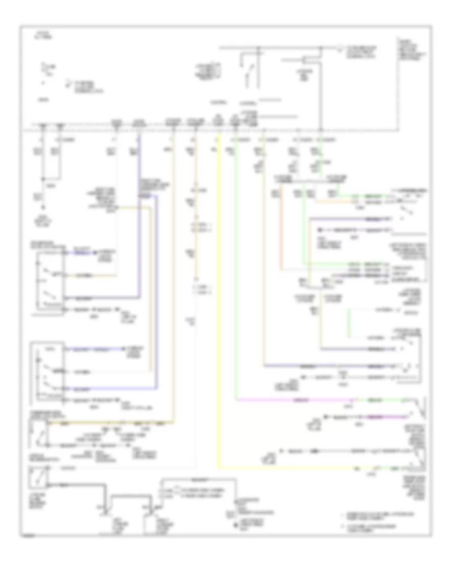 Forced Entry Wiring Diagram 1 of 2 for Ford Expedition 2012