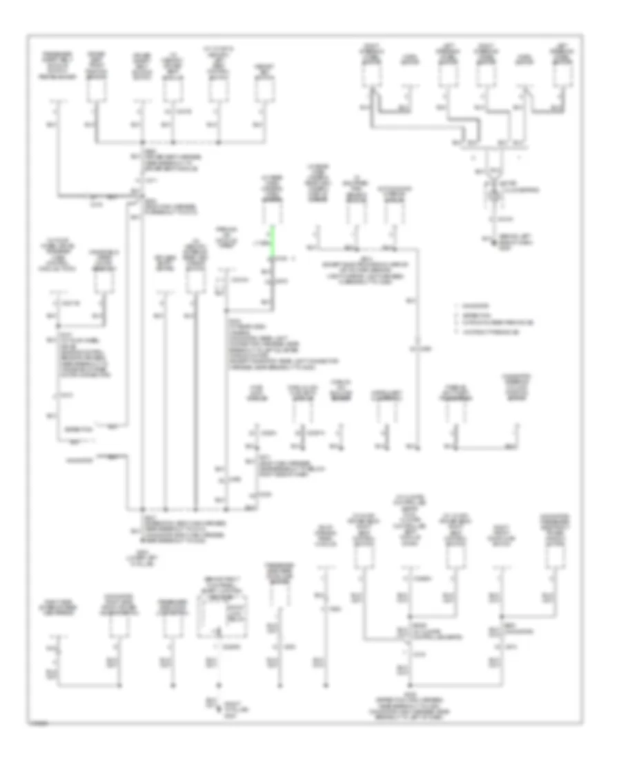 Ground Distribution Wiring Diagram 3 of 5 for Ford Expedition 2012