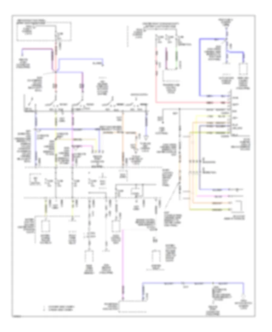 Power Distribution Wiring Diagram (4 of 5) for Ford Expedition 2012