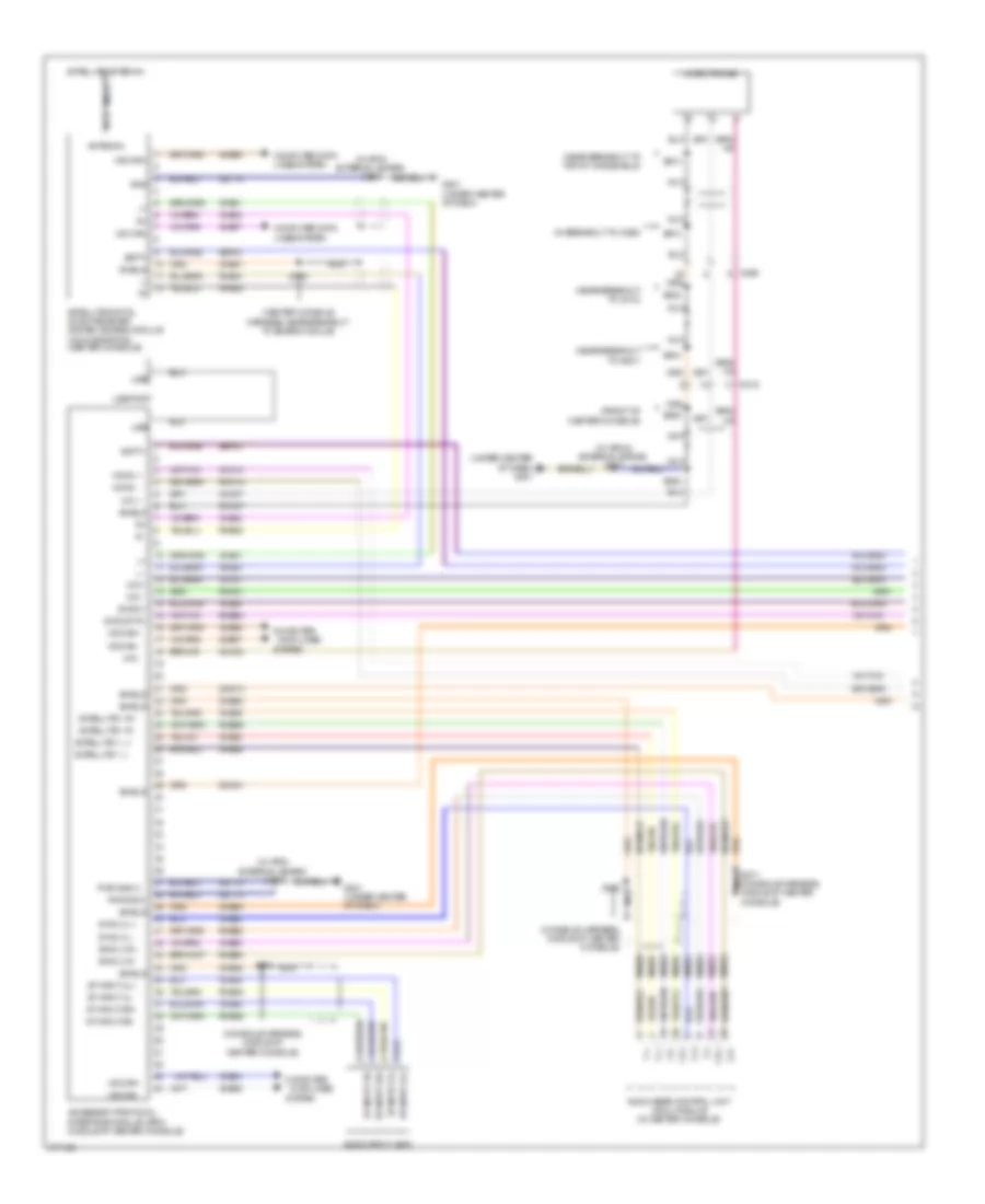 SYNC Radio Wiring Diagram (1 of 2) for Ford Expedition 2012