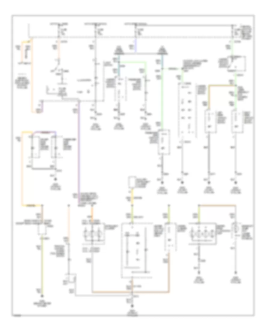 Instrument Illumination Wiring Diagram for Ford Focus ZX3 2004