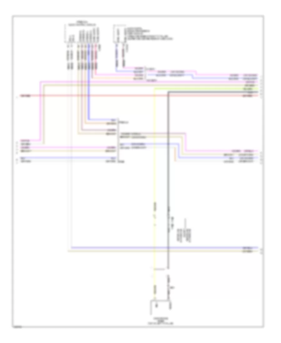 SYNC Radio Wiring Diagram 2 of 3 for Ford F 250 Super Duty XL 2013