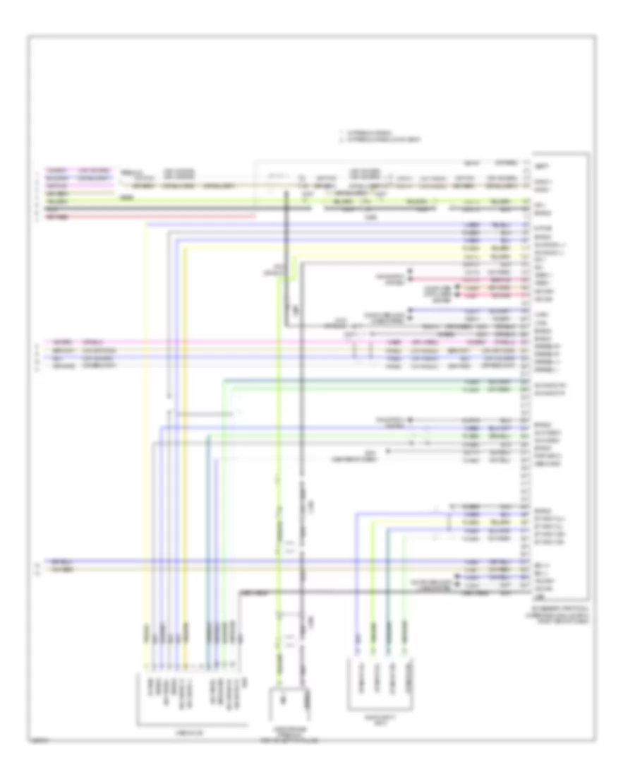 SYNC Radio Wiring Diagram 3 of 3 for Ford F 250 Super Duty XL 2013