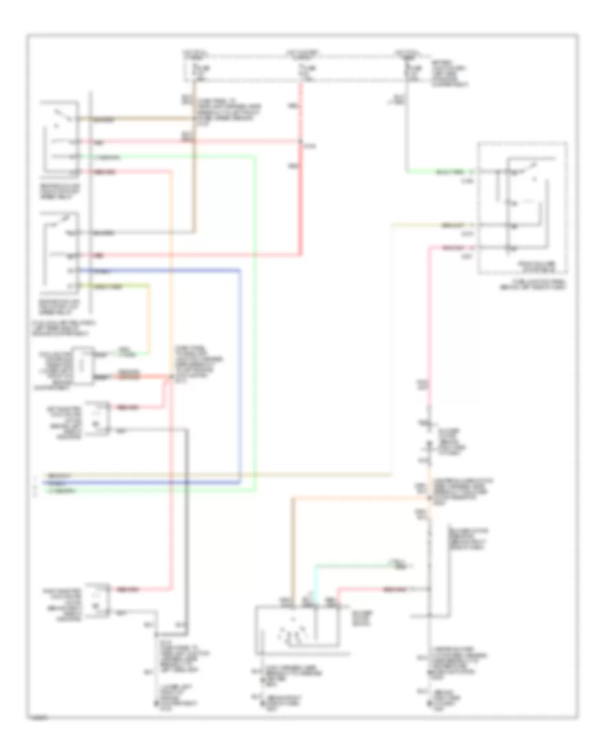 Manual AC Wiring Diagram (2 of 2) for Ford Windstar 1999