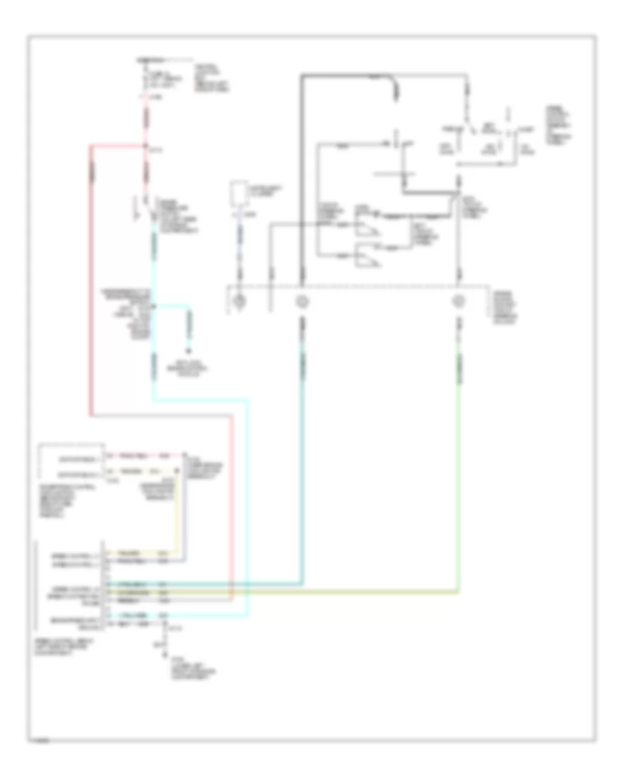 Cruise Control Wiring Diagram for Ford Windstar 1999