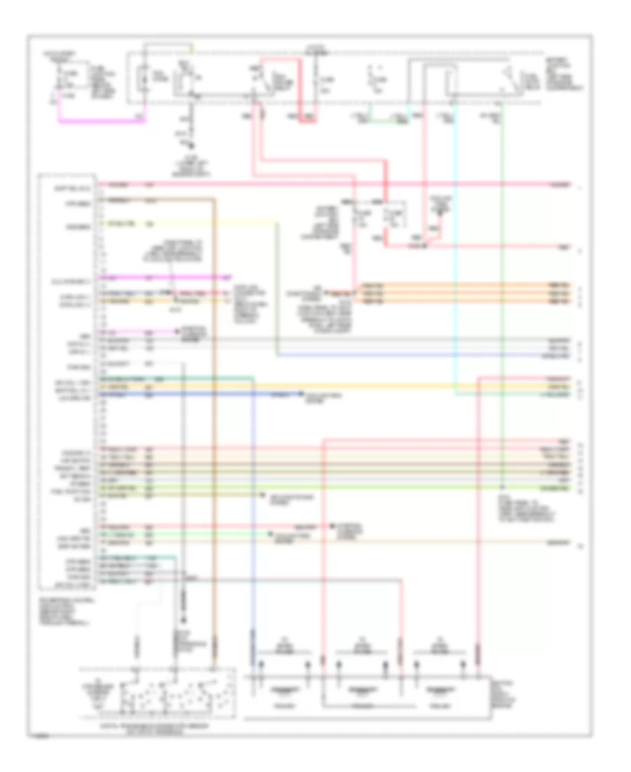 3 0L Engine Performance Wiring Diagrams 1 of 4 for Ford Windstar 1999