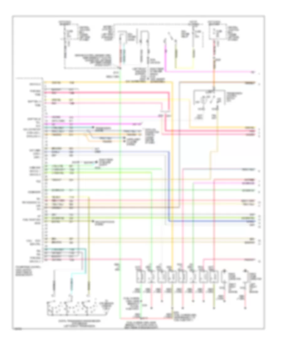 4.6L, Engine Performance Wiring Diagrams (1 of 4) for Ford Pickup F250 Super Duty 2001