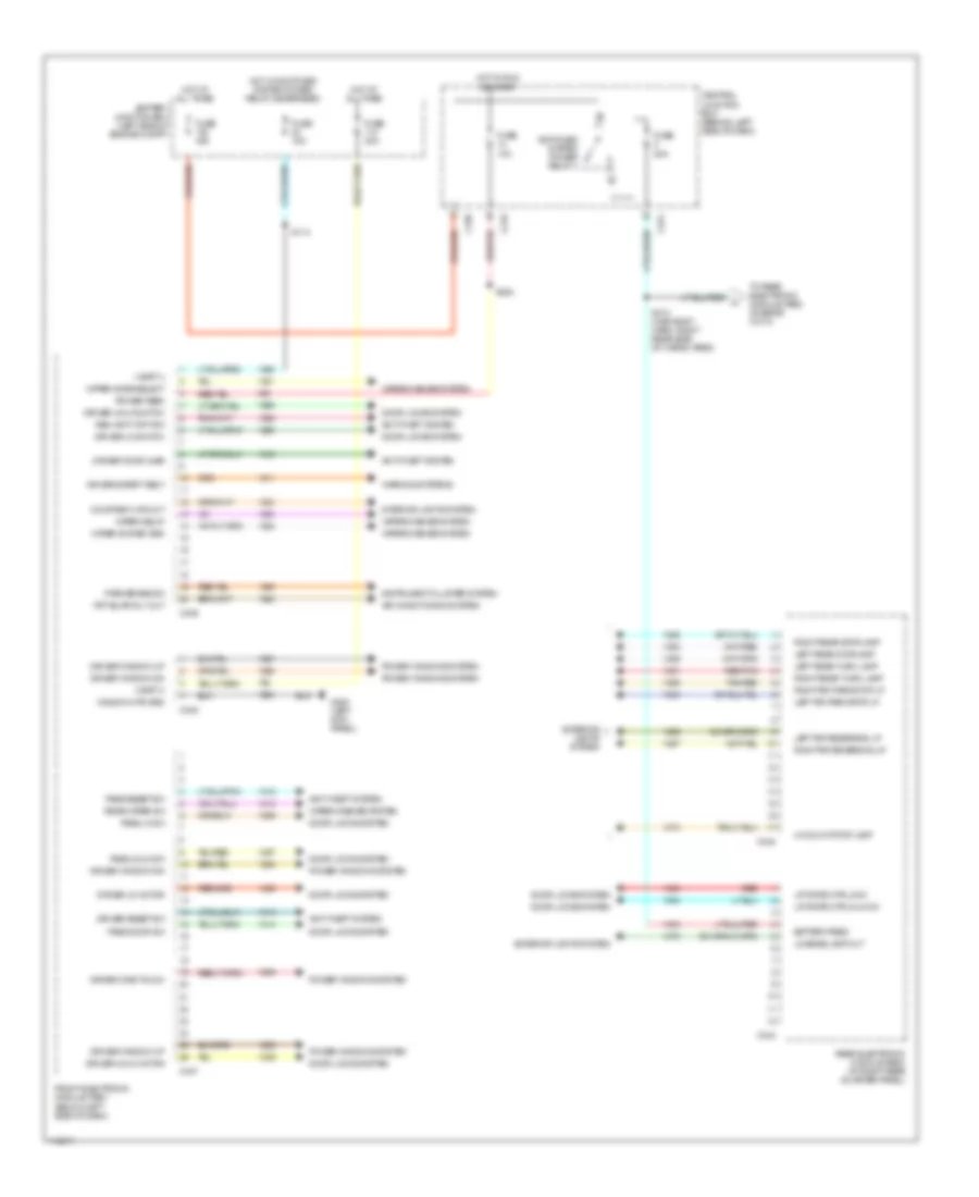 Body Computer Wiring Diagrams 2 of 3 for Ford Windstar LX 1999