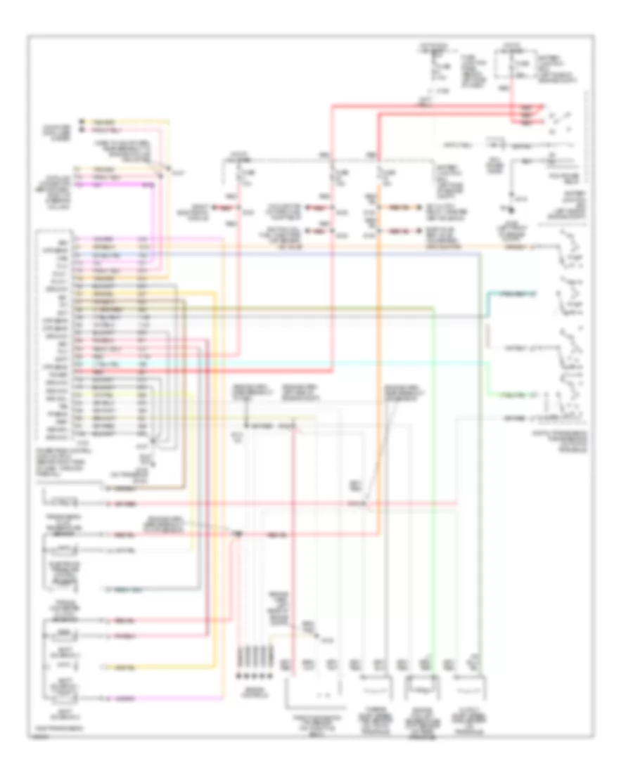 A T Wiring Diagram for Ford Windstar LX 1999