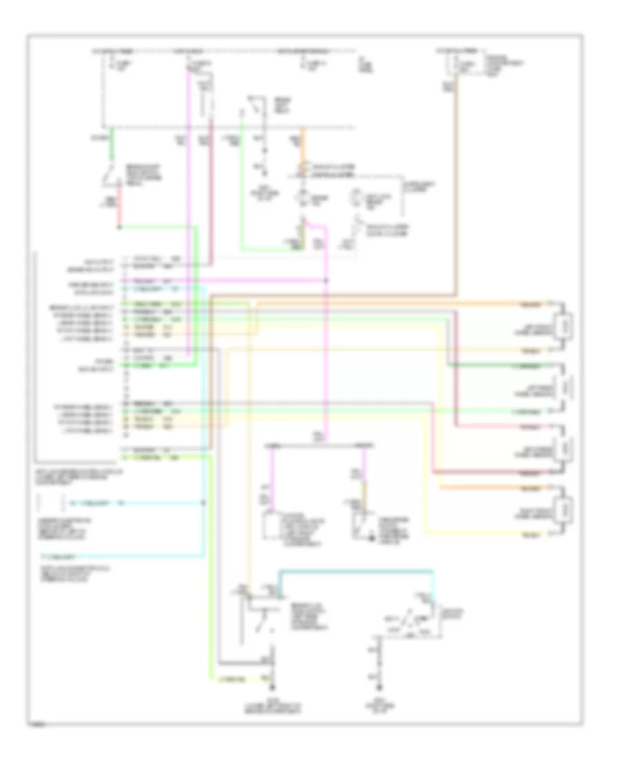 Anti-lock Brake Wiring Diagrams for Ford Windstar 1995