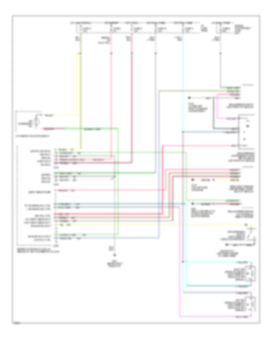 Electronic Suspension Wiring Diagram for Ford Windstar 1995