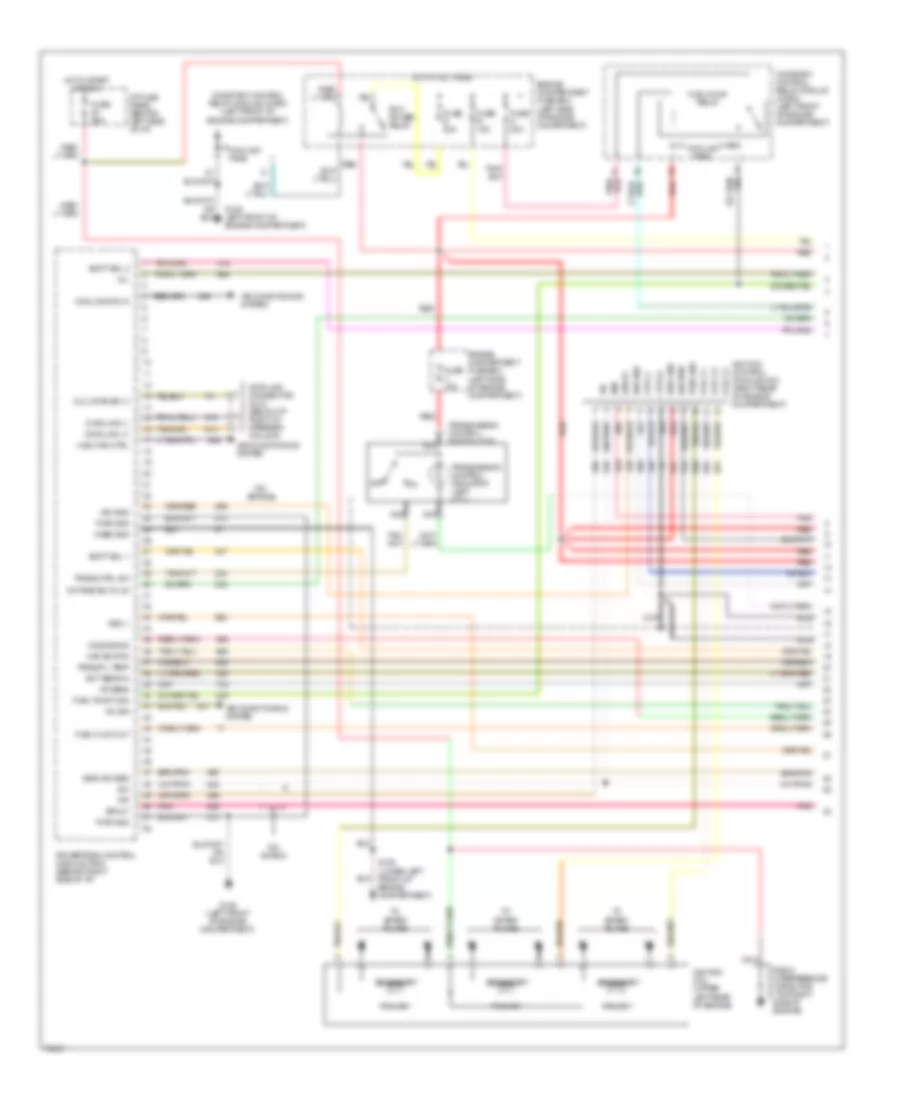 3 0L Engine Performance Wiring Diagrams 1 of 4 for Ford Windstar 1995