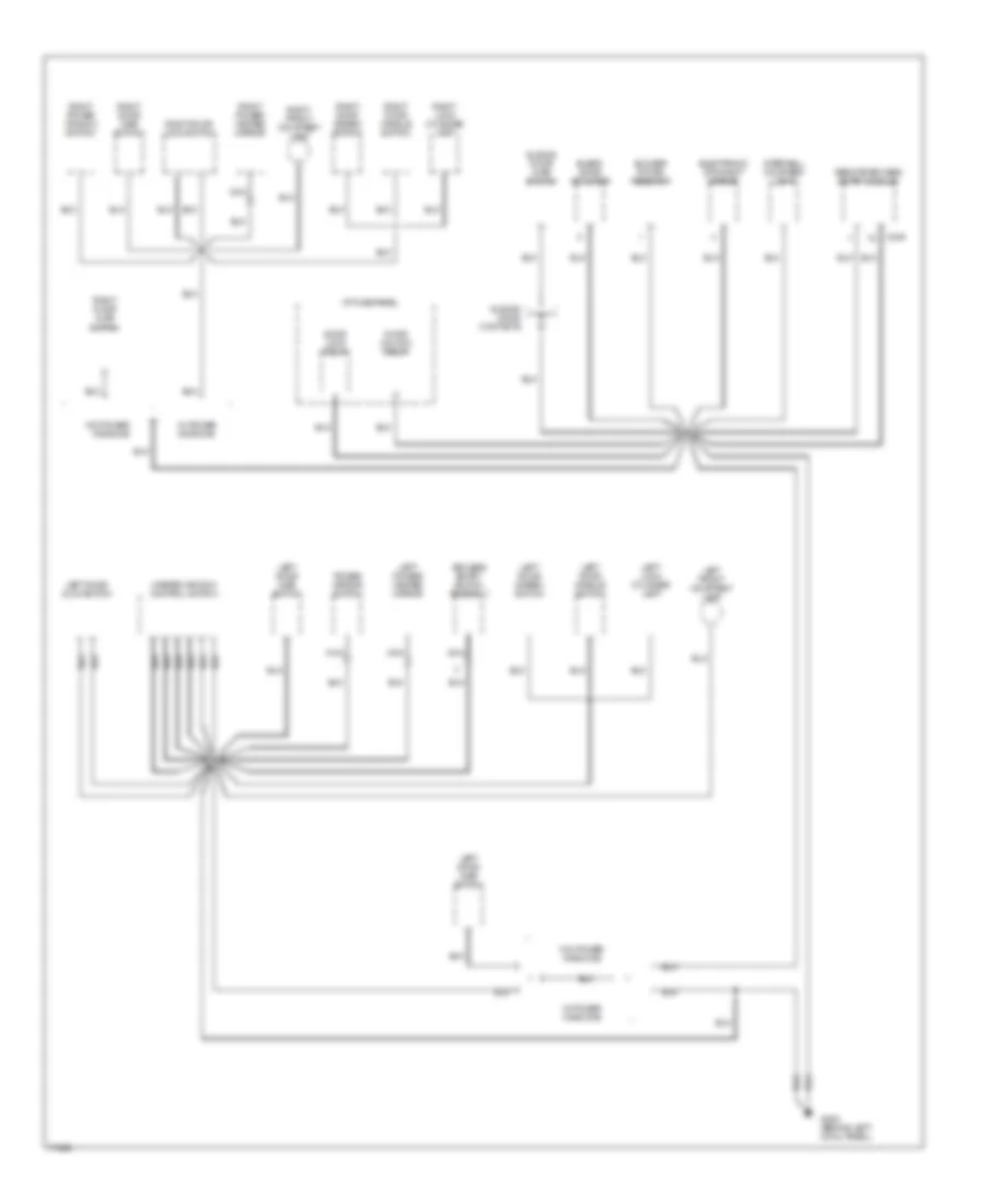 Ground Distribution Wiring Diagram (3 of 4) for Ford Windstar 1995