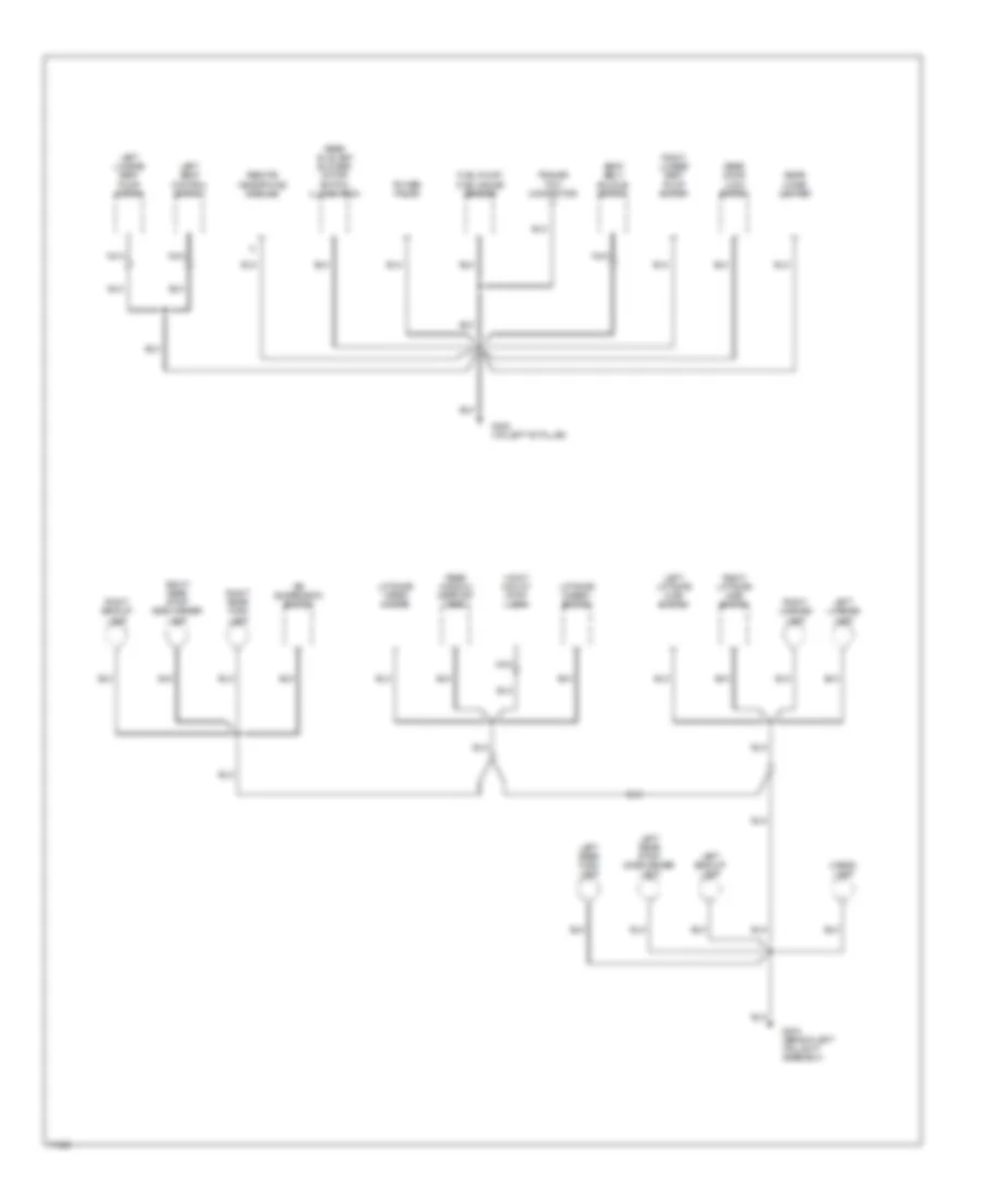 Ground Distribution Wiring Diagram (4 of 4) for Ford Windstar 1995