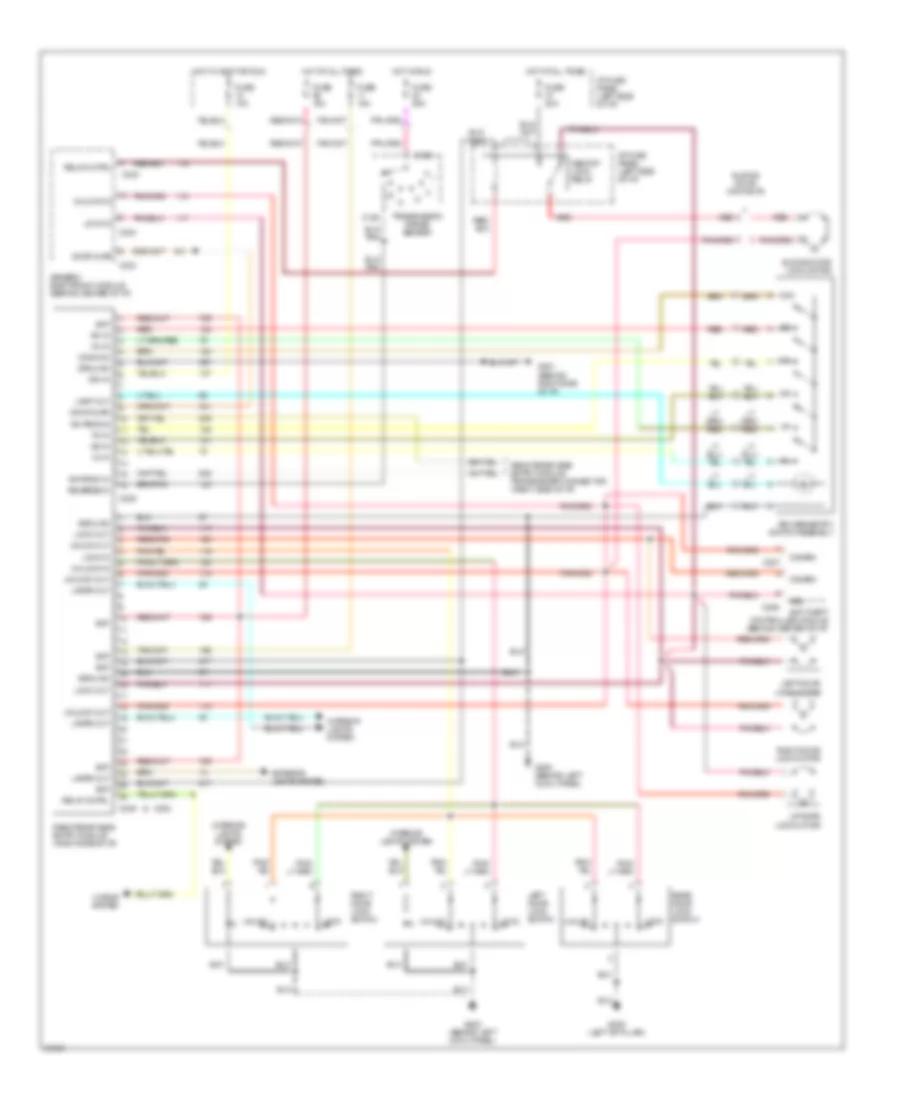 Keyless Entry Wiring Diagram for Ford Windstar 1995