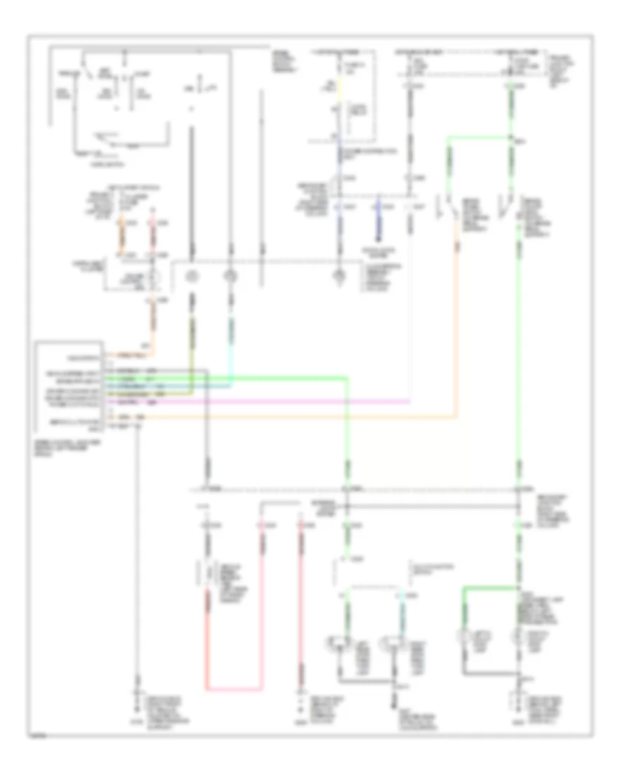 Cruise Control Wiring Diagram for Ford Thunderbird LX 1997