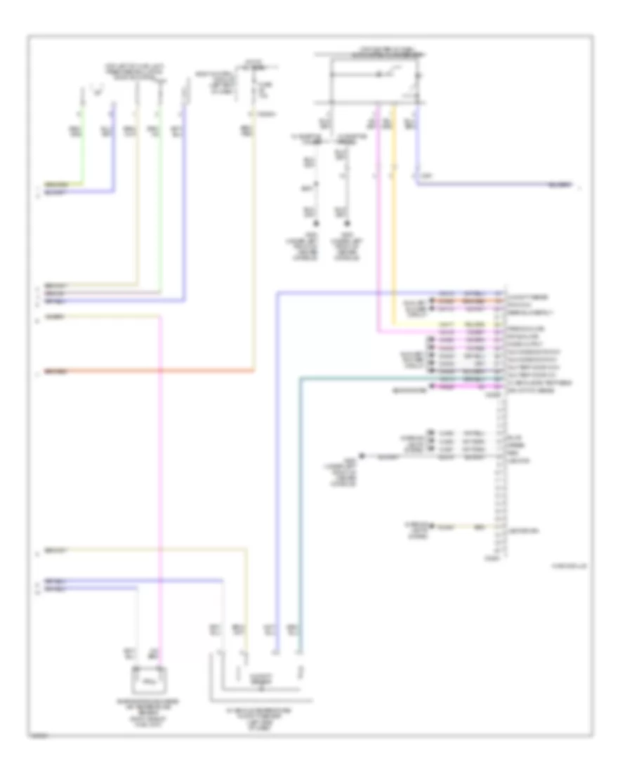 Automatic A C Wiring Diagram 2 of 3 for Ford Explorer 2012