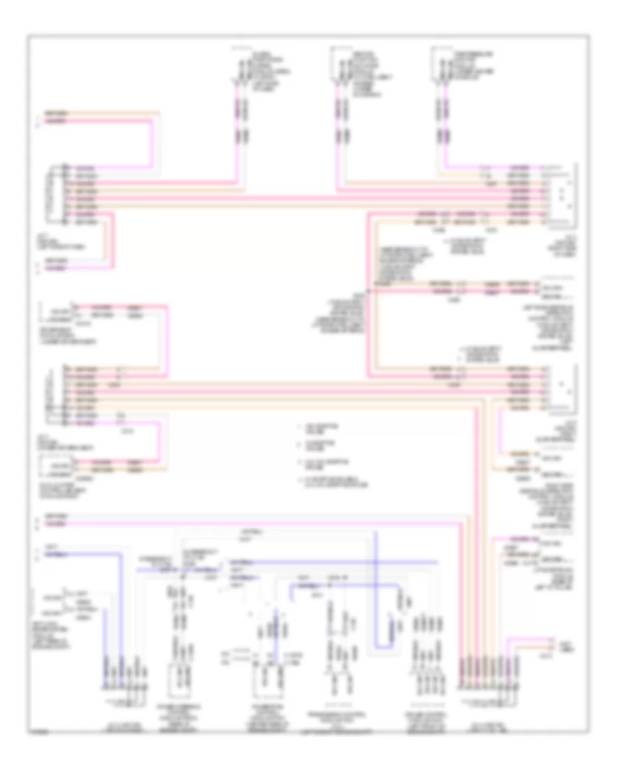 Computer Data Lines Wiring Diagram 2 of 2 for Ford Explorer 2012