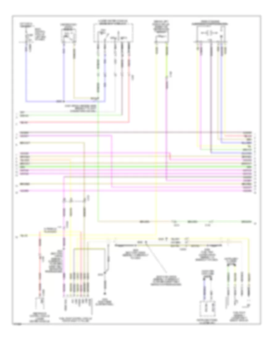 3.5L, Engine Performance Wiring Diagram (2 of 6) for Ford Explorer 2012