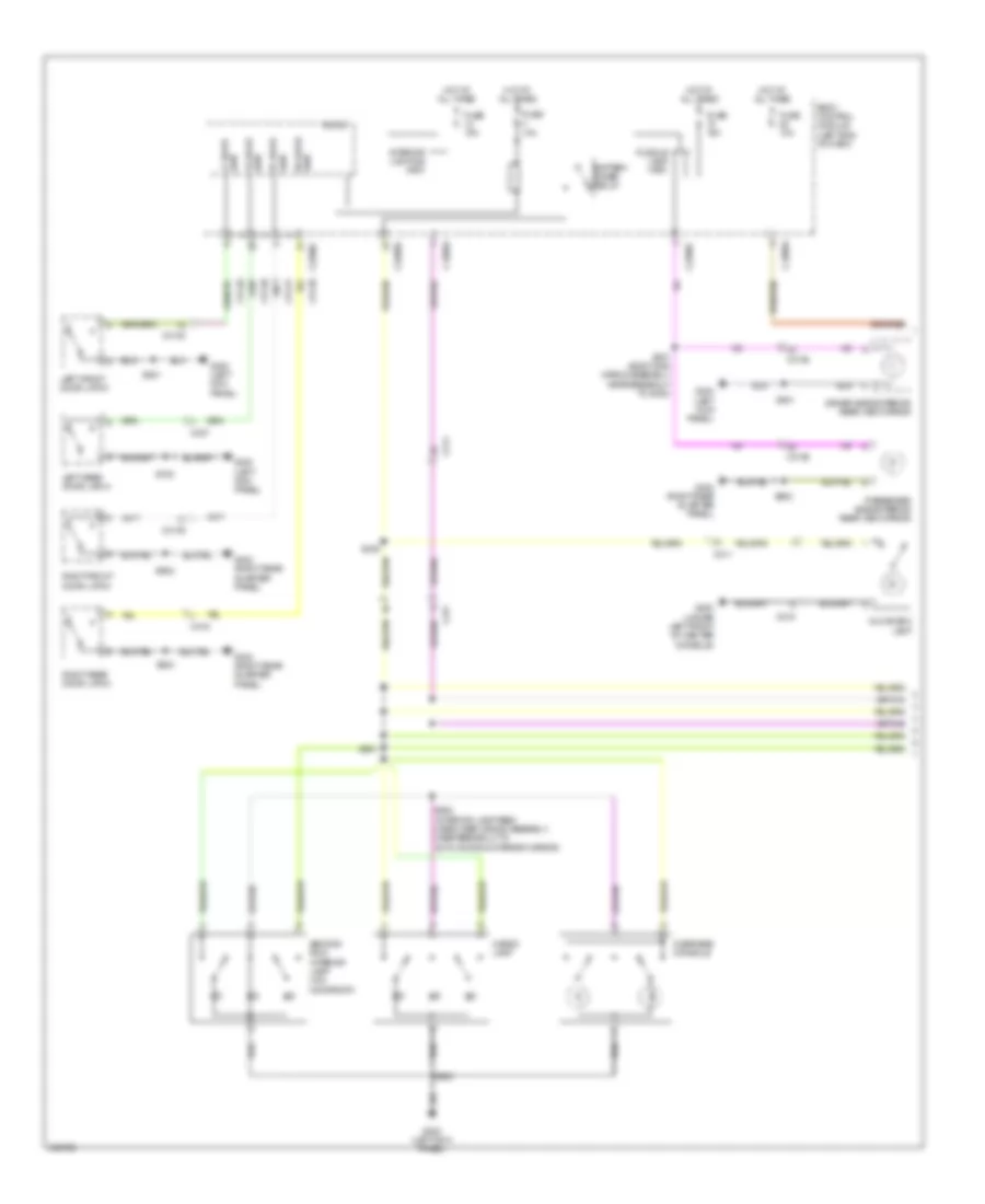 Courtesy Lamps Wiring Diagram 1 of 2 for Ford Explorer 2012