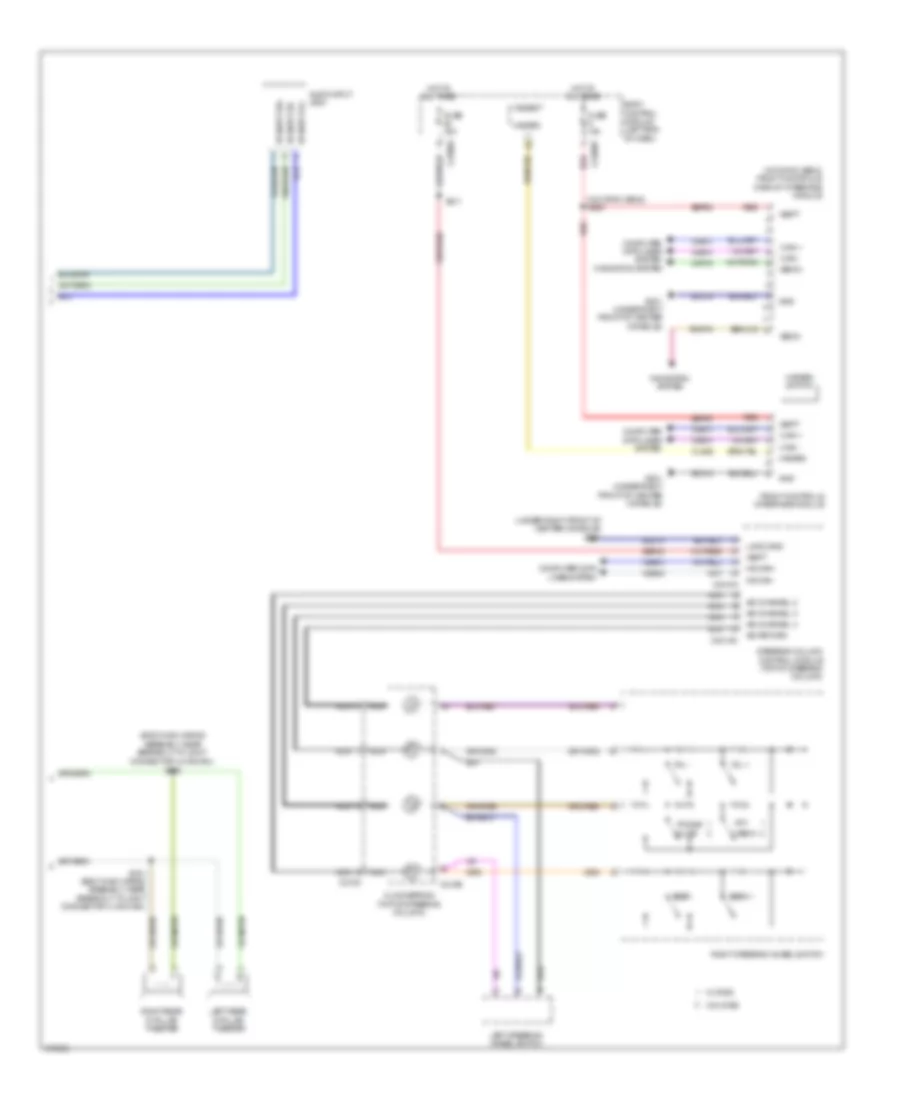 Navigation Wiring Diagram, with Sony (2 of 2) for Ford Explorer 2012