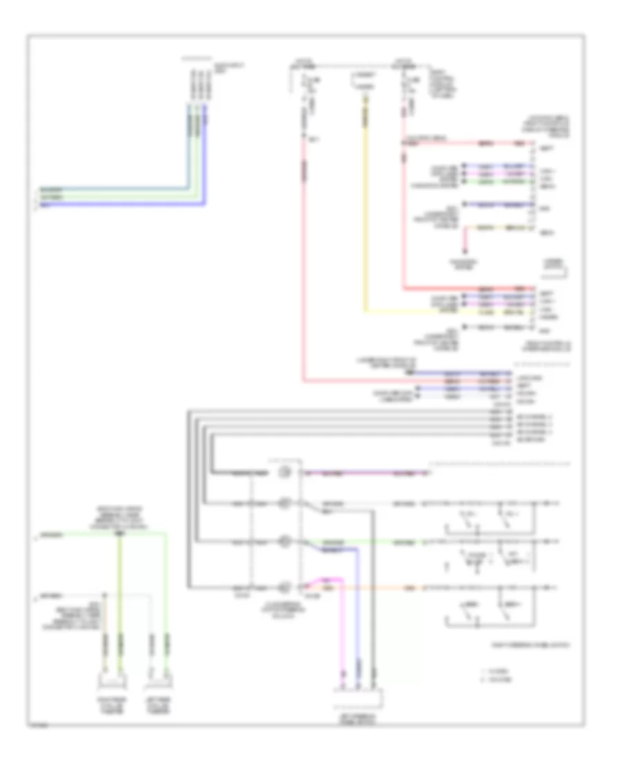 SONY Radio Wiring Diagram 2 of 2 for Ford Explorer 2012