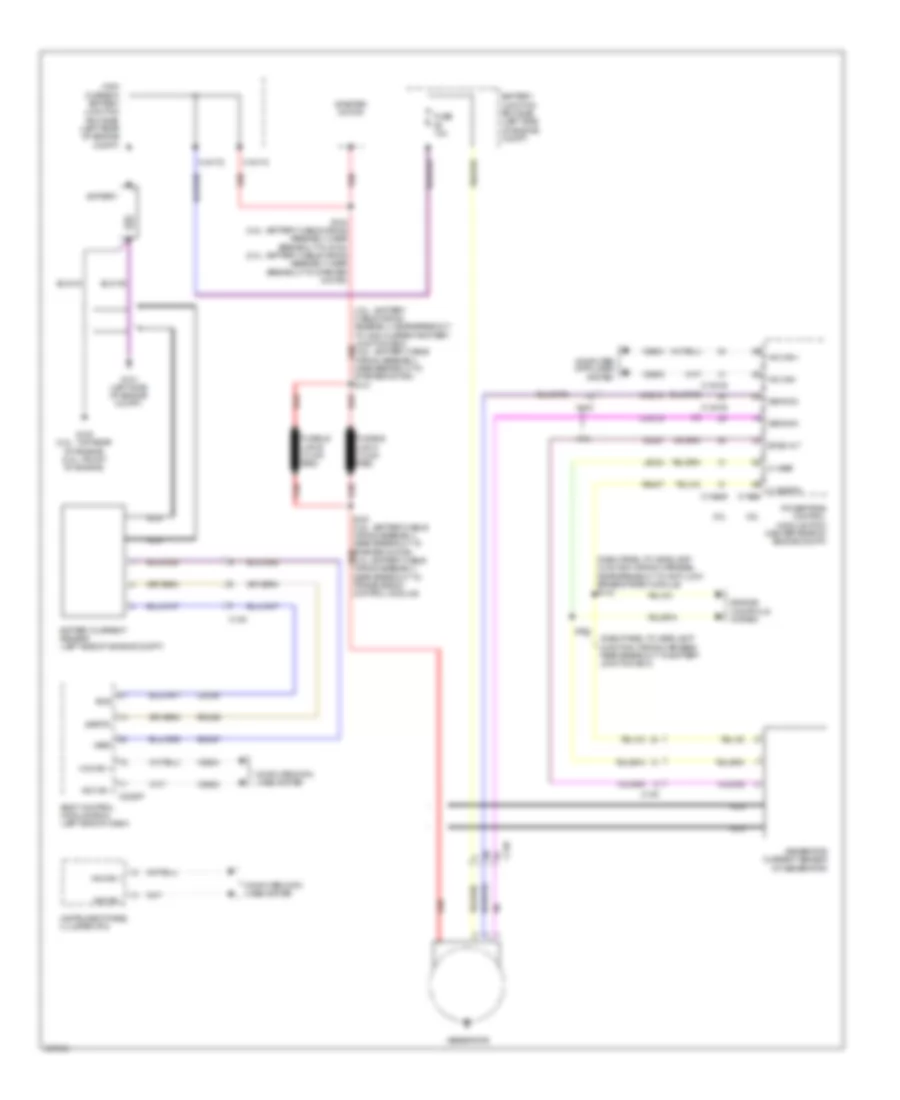 Charging Wiring Diagram for Ford Explorer 2012