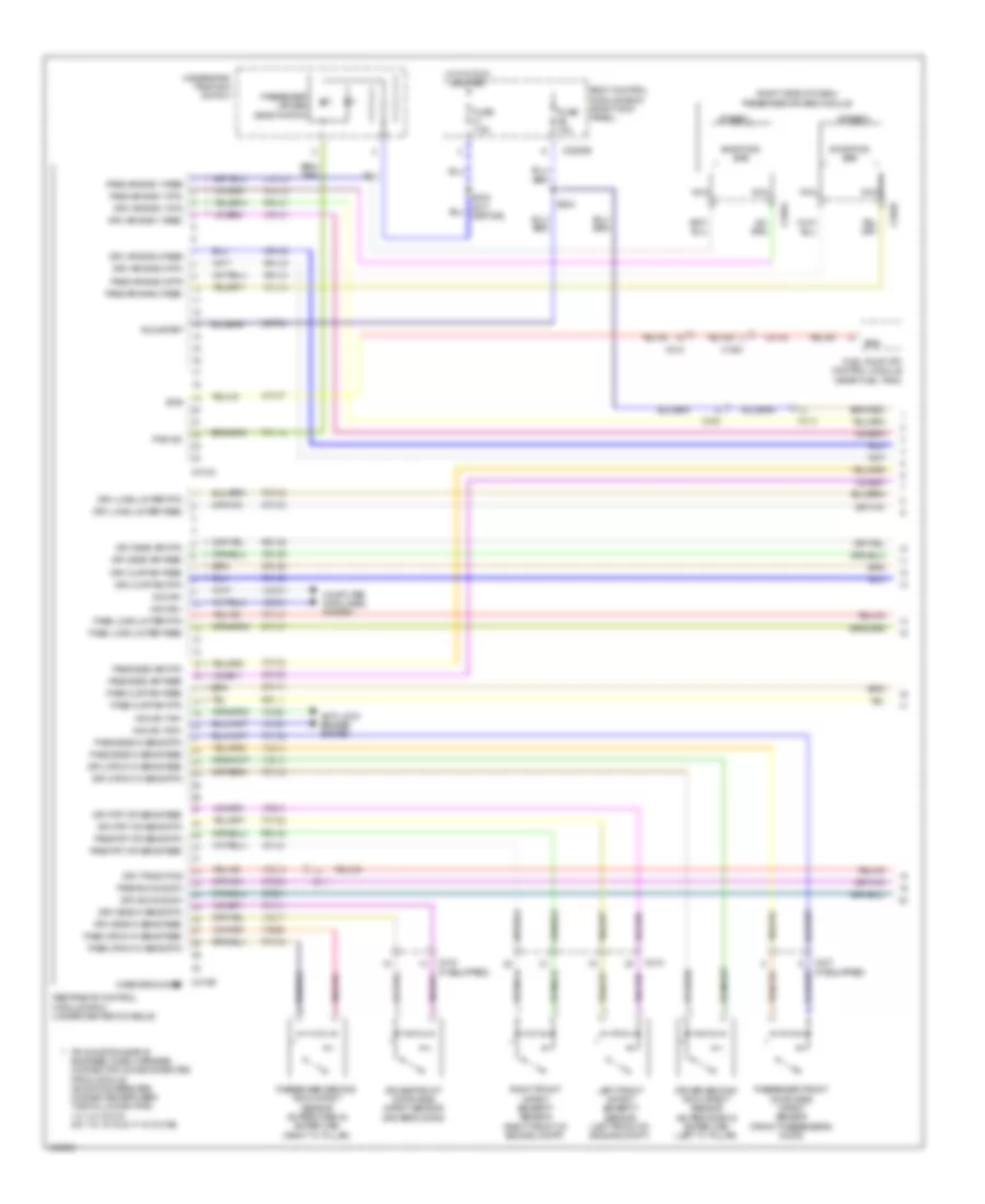 Supplemental Restraints Wiring Diagram 1 of 2 for Ford F 150 SVT Raptor 2014