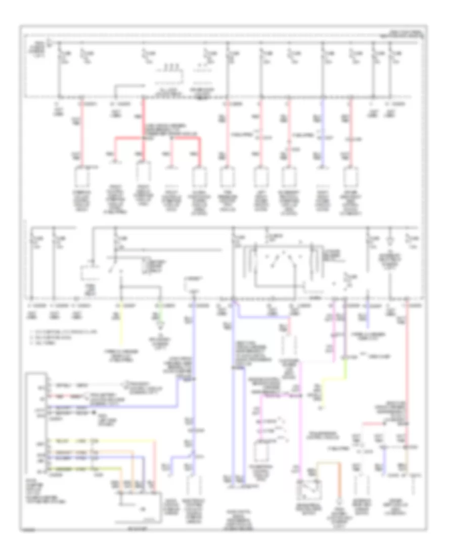 Power Distribution Wiring Diagram 3 of 7 for Ford F 150 SVT Raptor 2014