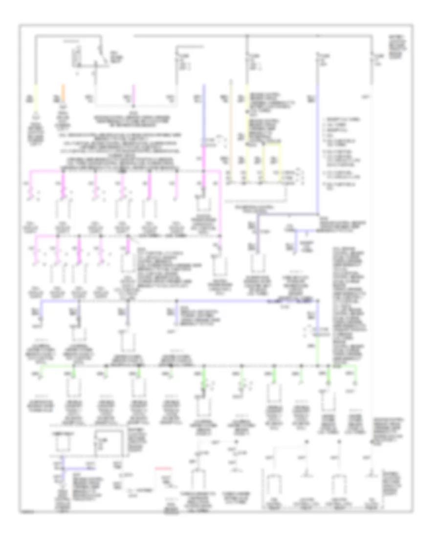 Power Distribution Wiring Diagram 7 of 7 for Ford F 150 SVT Raptor 2014