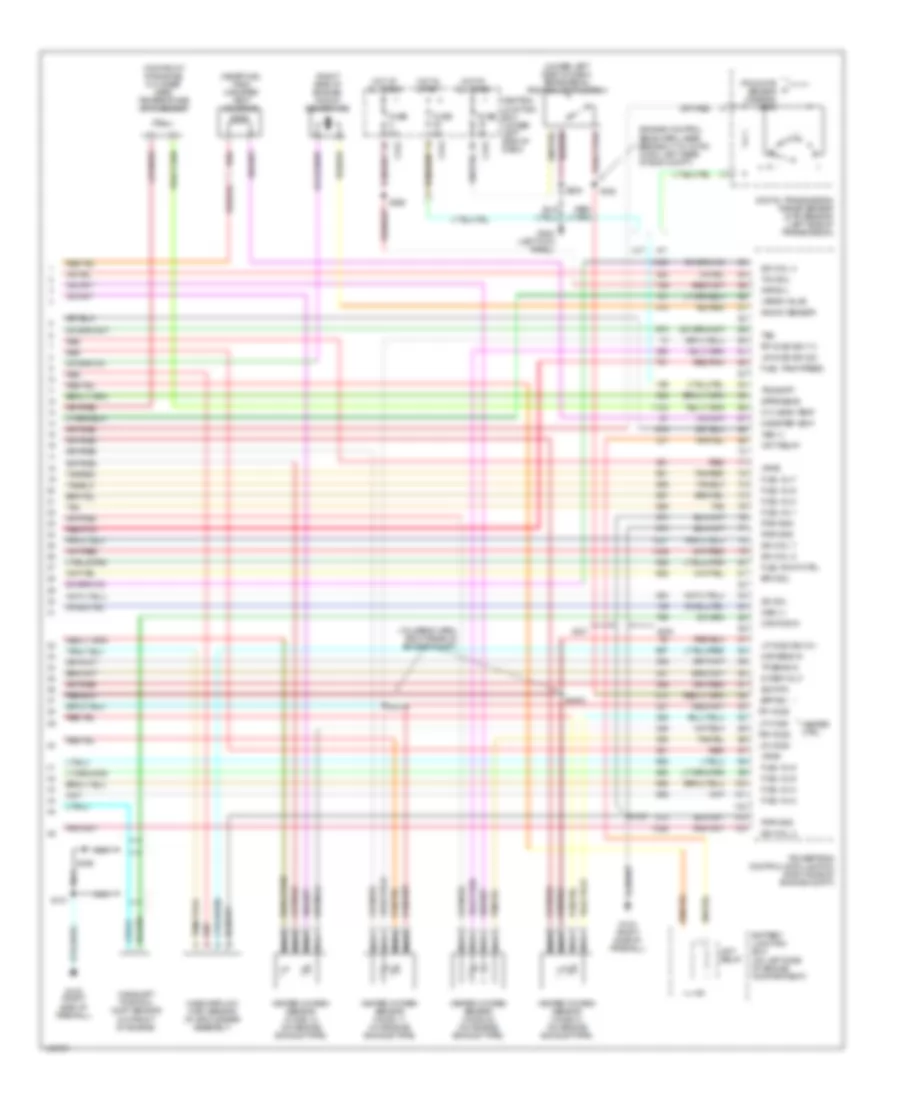 5.4L Bi-Fuel, Engine Performance Wiring Diagrams (5 of 5) for Ford Pickup F350 Super Duty 2001