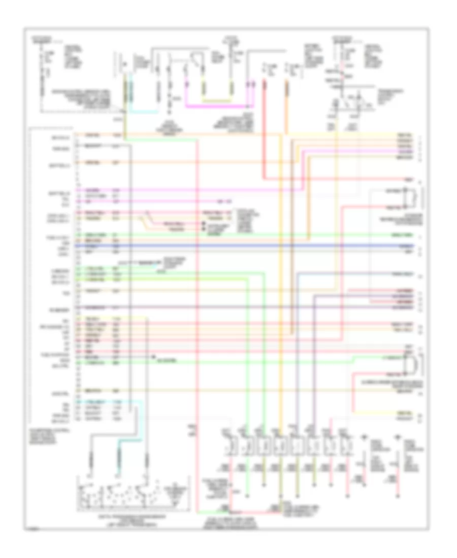 5 4L Supercharged Engine Performance Wiring Diagrams 1 of 4 for Ford Pickup F350 Super Duty 2001