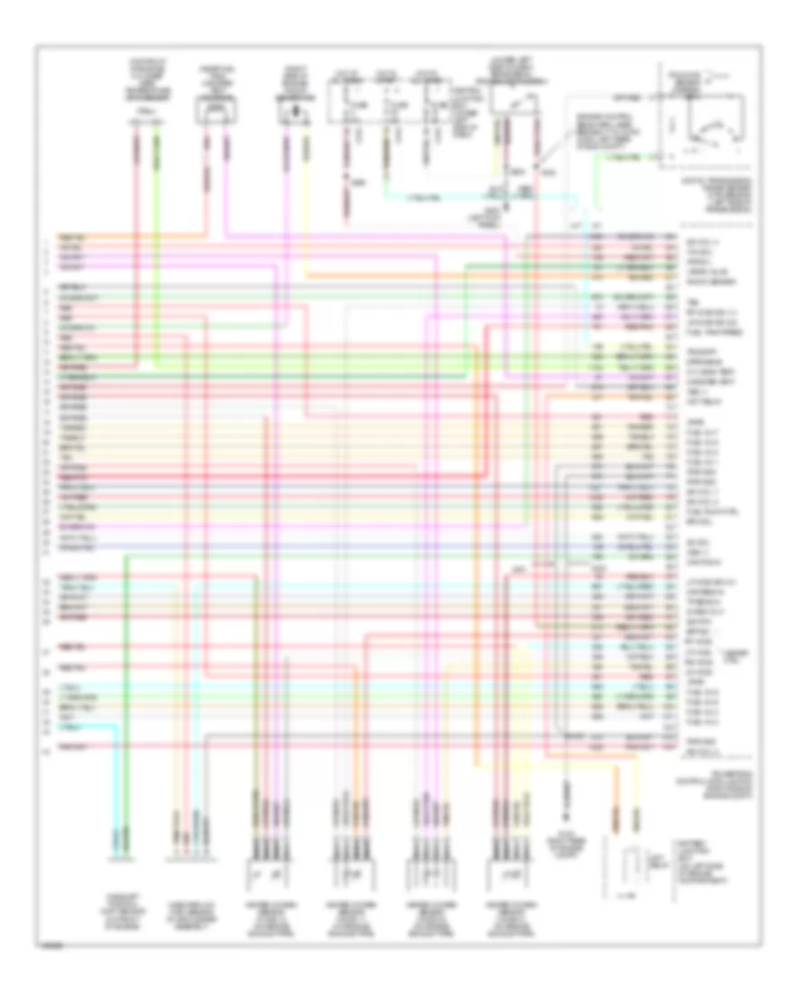 5 4L Engine Performance Wiring Diagrams with 4R100 Transmission 4 of 4 for Ford Pickup F350 Super Duty 2001