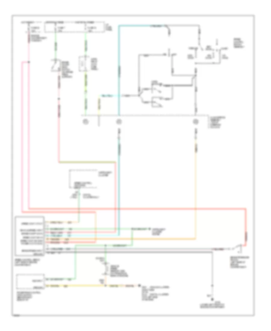 Cruise Control Wiring Diagram for Ford Windstar GL 1995