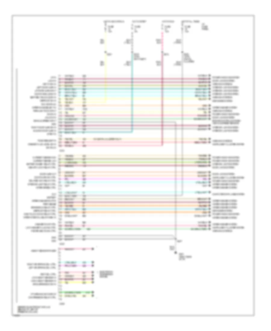 Body Computer Wiring Diagrams for Ford Windstar 1997