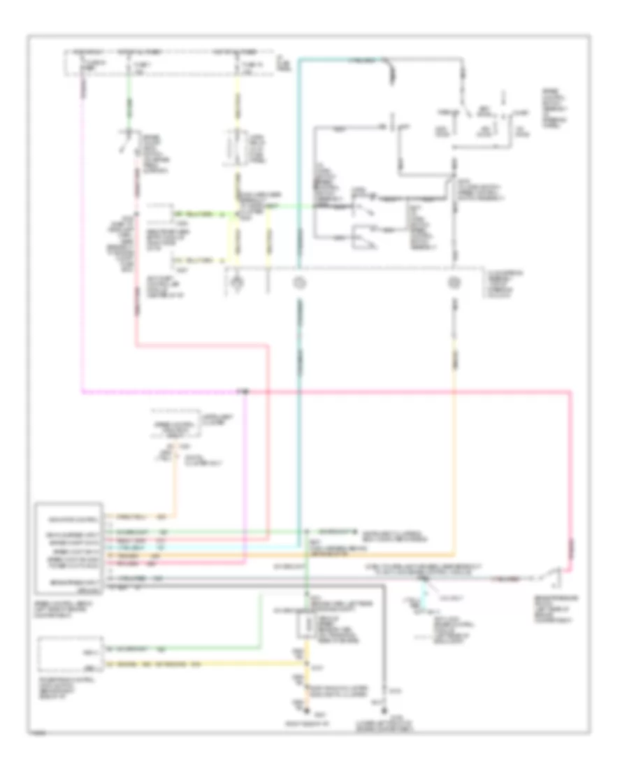 Cruise Control Wiring Diagram for Ford Windstar 1997