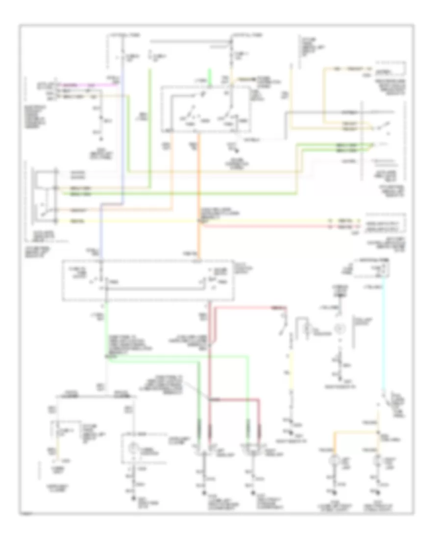 Headlight Wiring Diagram with Autolamps for Ford Windstar 1997