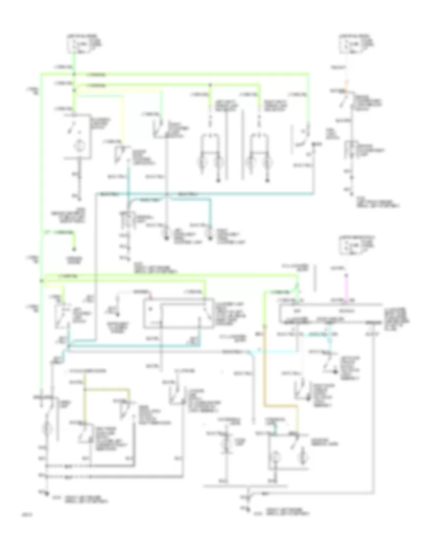 Courtesy Lamps Wiring Diagram for Ford Aerostar 1994
